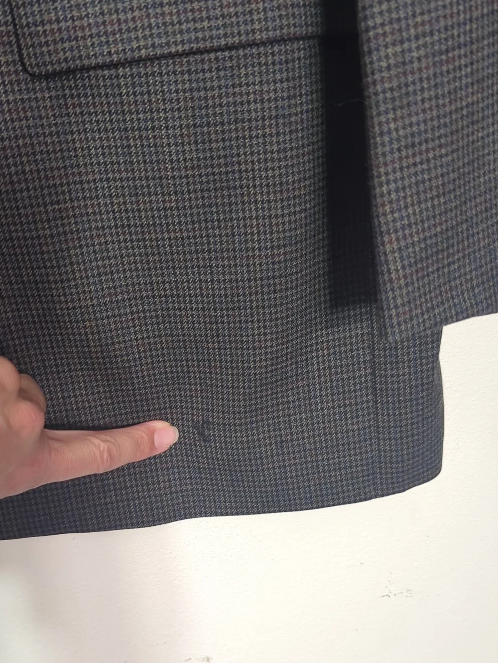 Mens Blazer Lot 100% Wool for Crafters Upcycling Herringbone Houndstooth Autumn